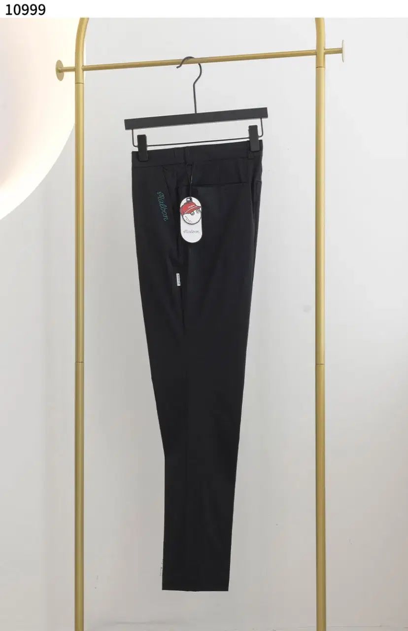 メンズゴルフウェア ブラック ストレッチ ゴルフ パンツ