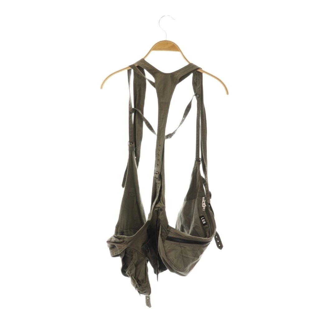 L.G.B リネンベスト ルグランブルー ルグランブルー L.G.B SAHARA VEST サハラ ベスト F グレー /DF
