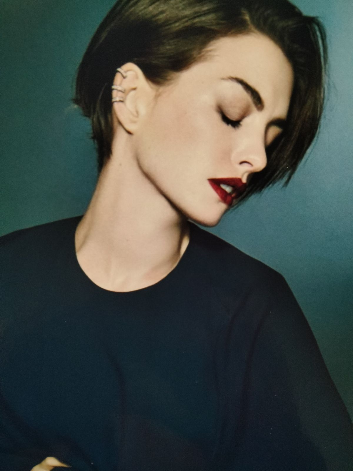 アン・ハサウェイ直筆サイン入り超大型写真…Anne Hathaway…プラダを着