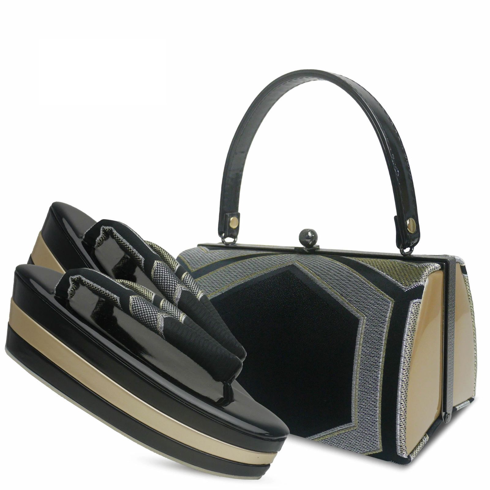 草履バッグセット 草履 振袖 成人式 ヒール 厚底 kzouribag16-7