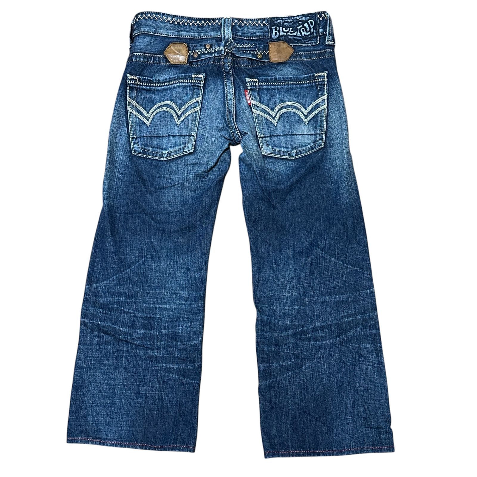 EDWIN BLUE TRIP BTL515 クロップド ルーズ ストレートデニム