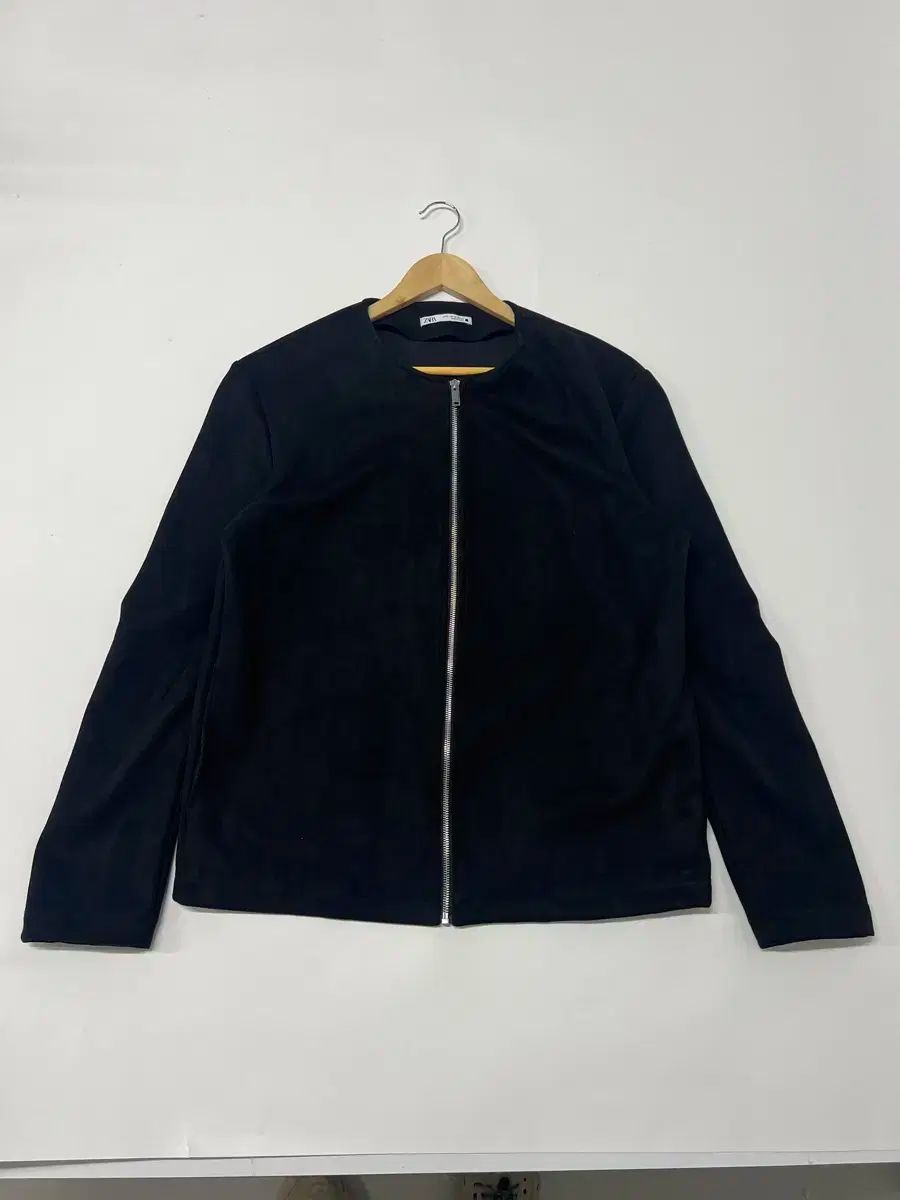 ZARA ザラ スエード ジップアップ ジャケット XL