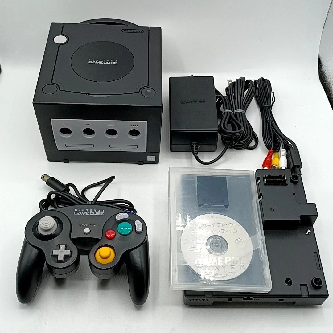 任天堂 ゲームキューブ エンジョイ プラス パック ブラック ゲームボーイプレイヤー付属 Nintendo Gamecube Enjoy Plus Pack