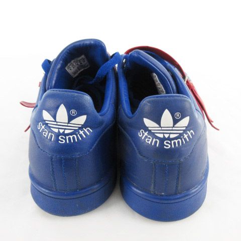 アディダス adidas ラフシモンズ Raf simons Stan smith スタンスミス スニーカー ブルー レッド US10 28cm 靴  AQ2723 - メルカリ