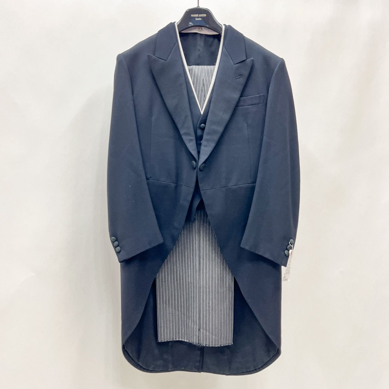 モーニングスーツ 3点セット ズボン裾上げなし AB5 MensSuits162