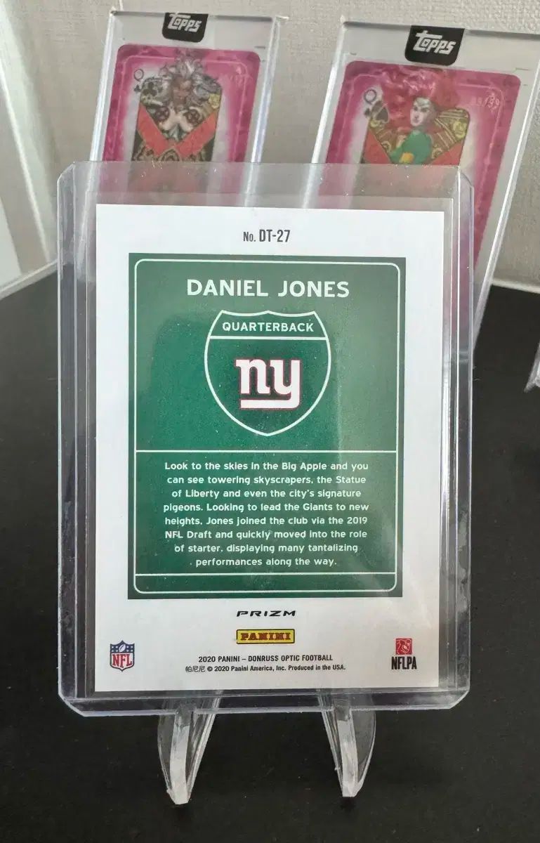 donruss₍ドンラス 光学 フットボール ニューヨーク ジァイアンツ ダニエル ジョーンズ ダウンタウン