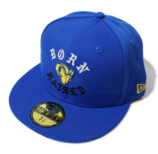 Born Rams Raised BornxRaised (ボーンアンドレイズド) キャップ ニューエラ BORN X RAISED + RAMS NEW ERA FITTED ...