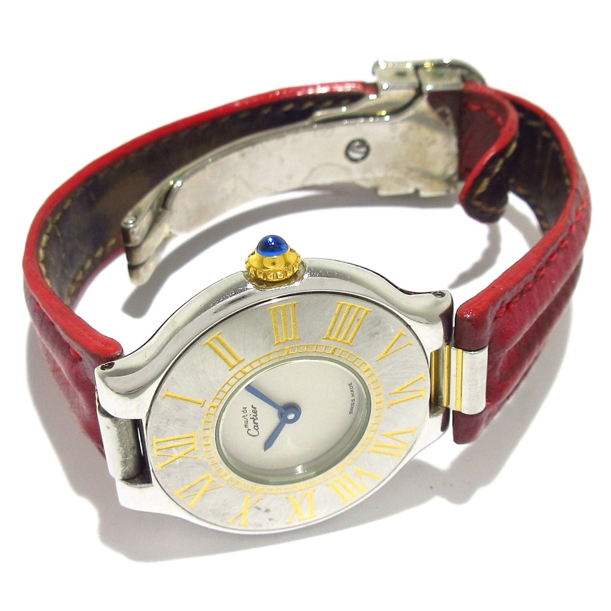 Cartier カルティエ 腕時計 マスト21ヴァンティアン 125000P レディース アイボリー