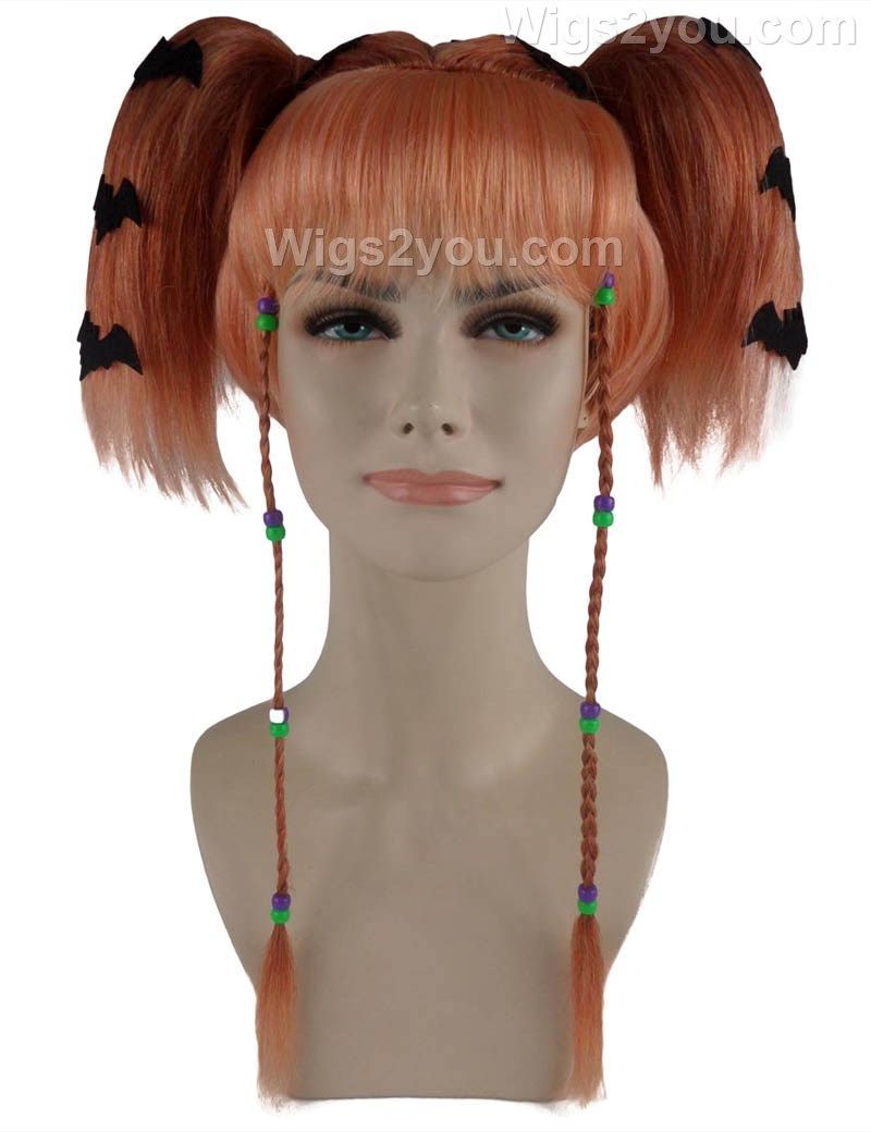 ウィッグ Wigs2you H-697 かつら ツインテール コスプレ ピンク pink オレンジ orange 海外ガール 歌手 コスサミ パーティ ハロウィン イベント 宴会 成人式 時代劇風 舞台 舞台用 芝居 演劇 結婚式 アニメキャラ
