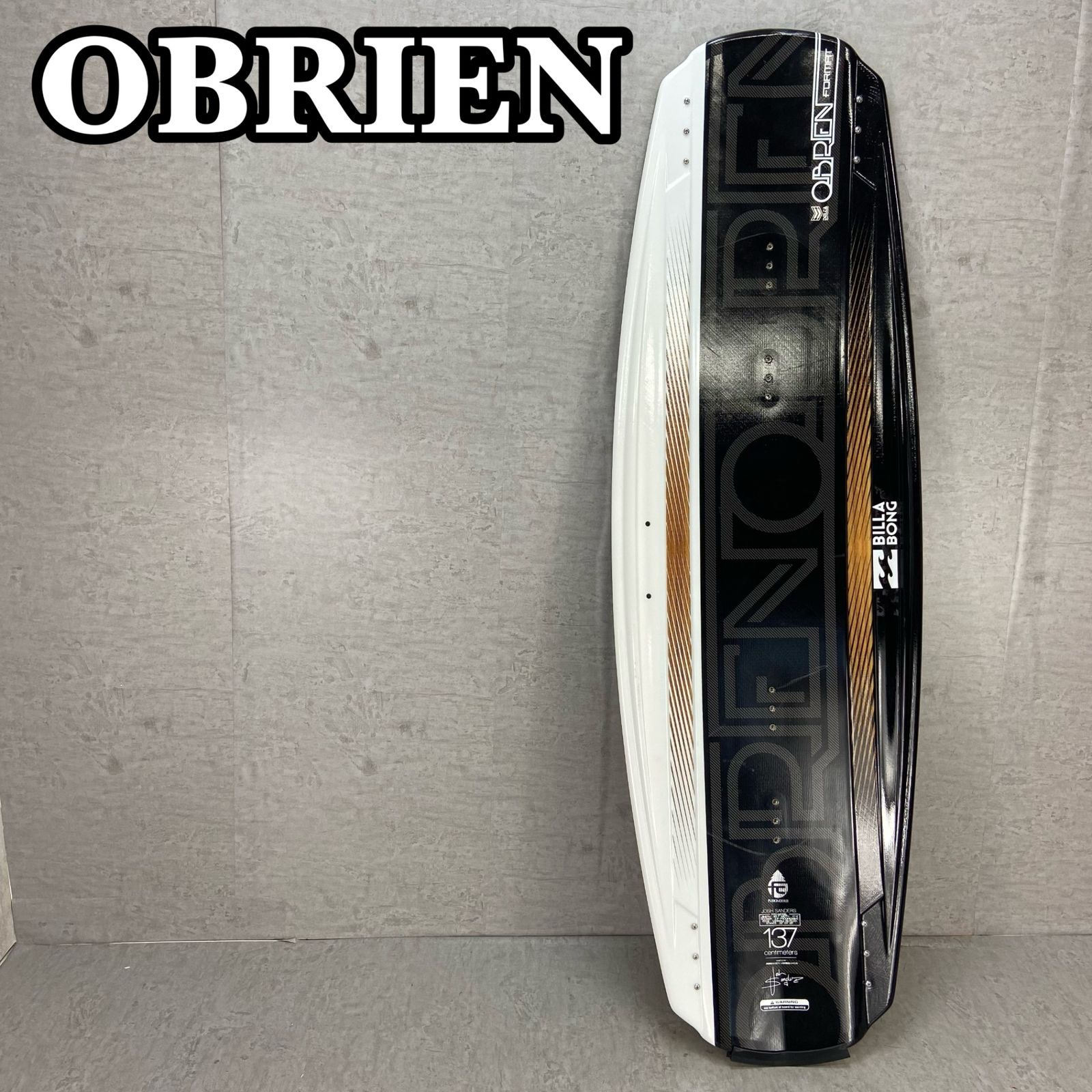 OBRIEN オブライエン WakeBoard ウェイクボード マリンスポーツ 夏季 海 中級 コンティニュアス モールドフィン