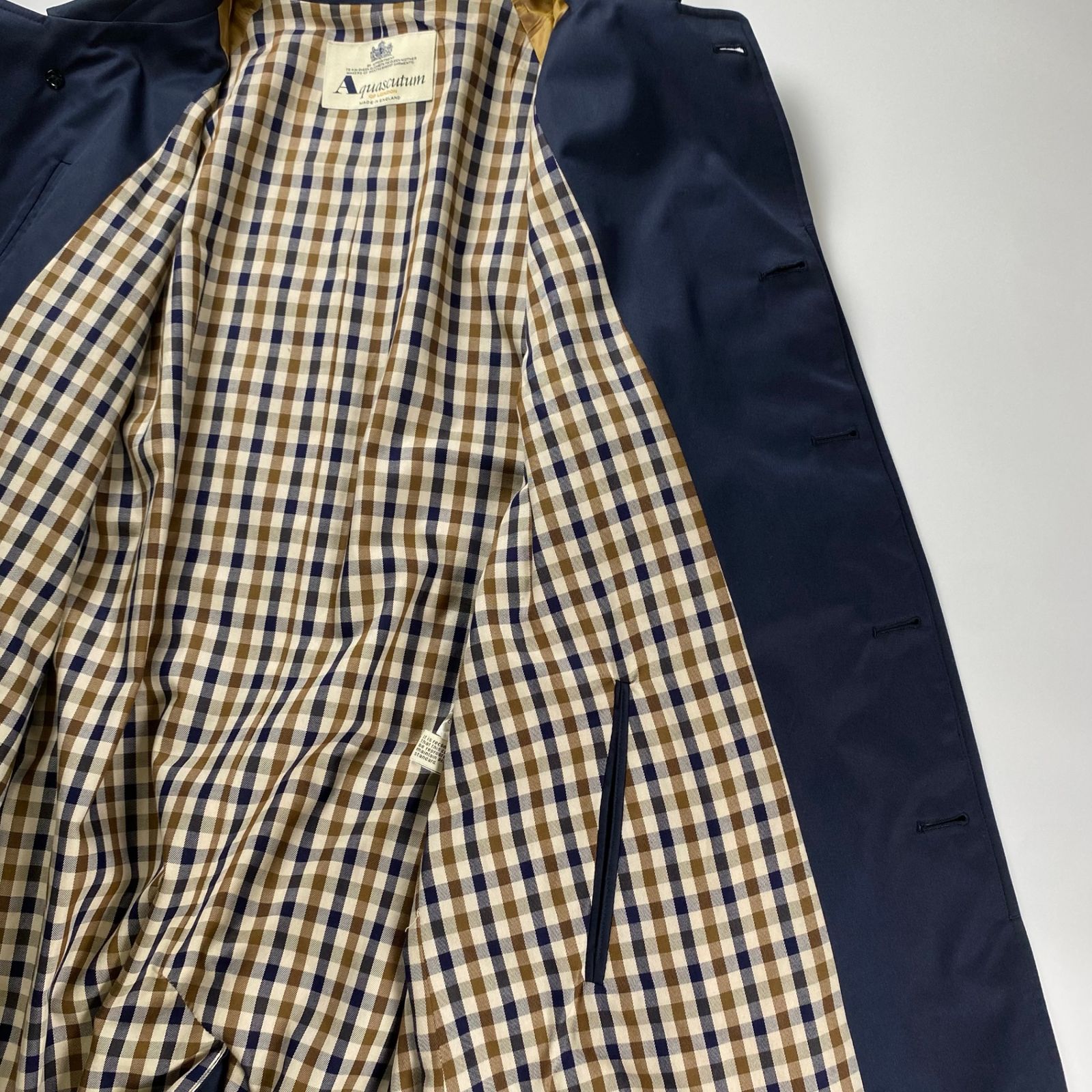 VINTAGE Aquascutum アクアスキュータム / 80s TRENCH COAT トレンチ