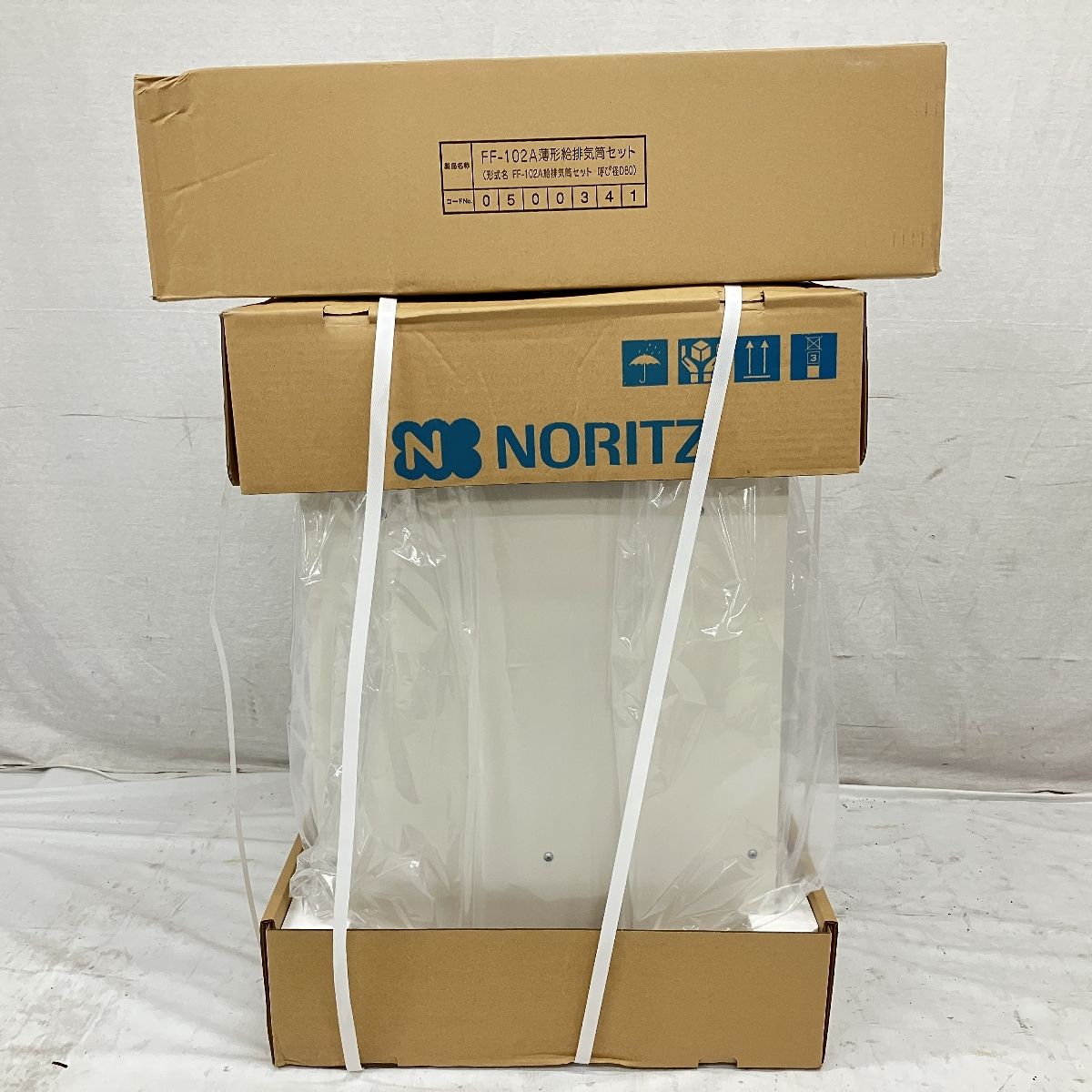 ☆未開封☆NORITZ (ノーリツ) FF-102A 薄形給排気筒セット 【呼び径