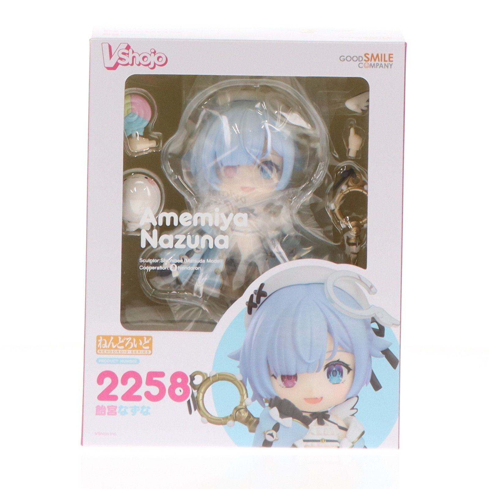 GOODSMILE ONLINE SHOP限定特典付属 ねんどろいど 2258 飴宮なずな(あめみやなずな) VShojo 完成品 可動フィギュア グッドスマイルカンパニー