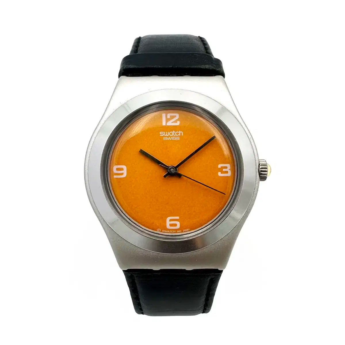 【雷市場（ポンジャン）商品韓国直送】00 一年の仕事) ヴィンテージ SWATCH(スウォッチ) アイロニー オレンジ