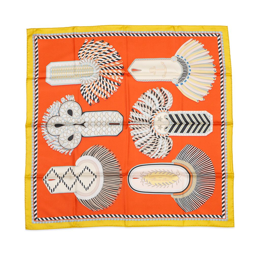 エルメス スカーフ カレ90 ダブルフェイス 式典肩章 Epaulettes de