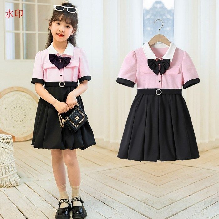 韓国子供服 キッズ 女の子 ワンピース 半袖ワンピース  普段着 洋服 キッズ ドレス 子供服 ワンピース ガールズ フォーマルワンピース普通着 七五三 卒園式 入学式 発表会 結婚式 ジュニア服