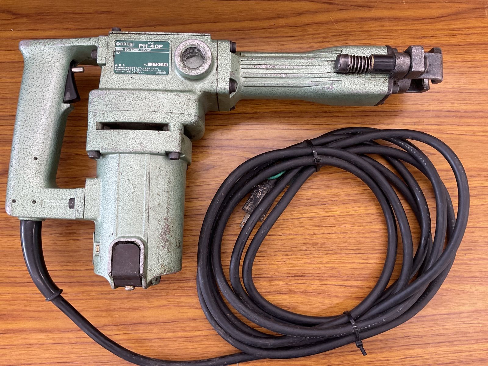 動作 済 日立工機 電動ハンマ H41SA ケース ビット3本付き