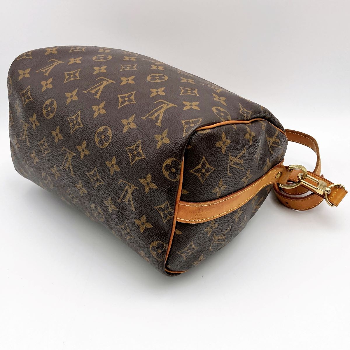 LOUIS VUITTON ルイ・ヴィトン スピーディ25 バンドリエール モノグラム ショルダーバッグ ブラウン PVC レディース メンズ  ファッション M40390 USED 中古