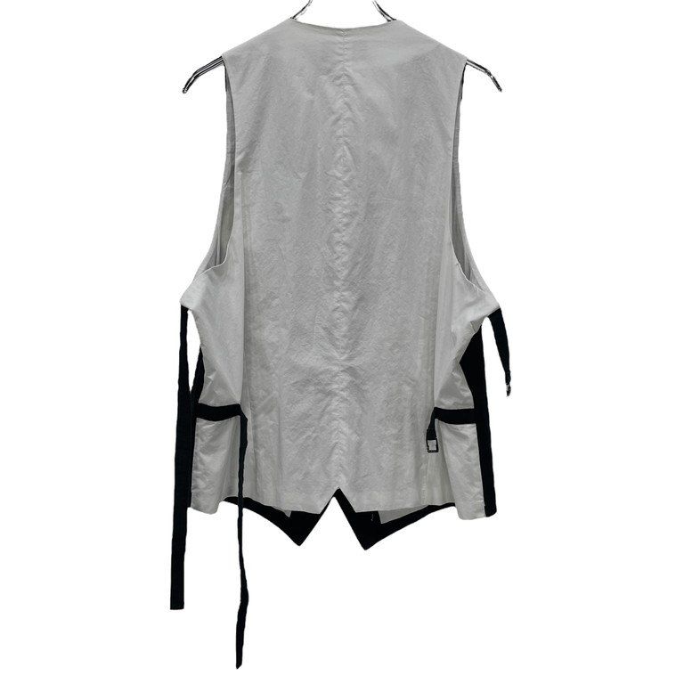 ANN DEMEULEMEESTER 08SS ダブルバックベルト5Bロングベスト