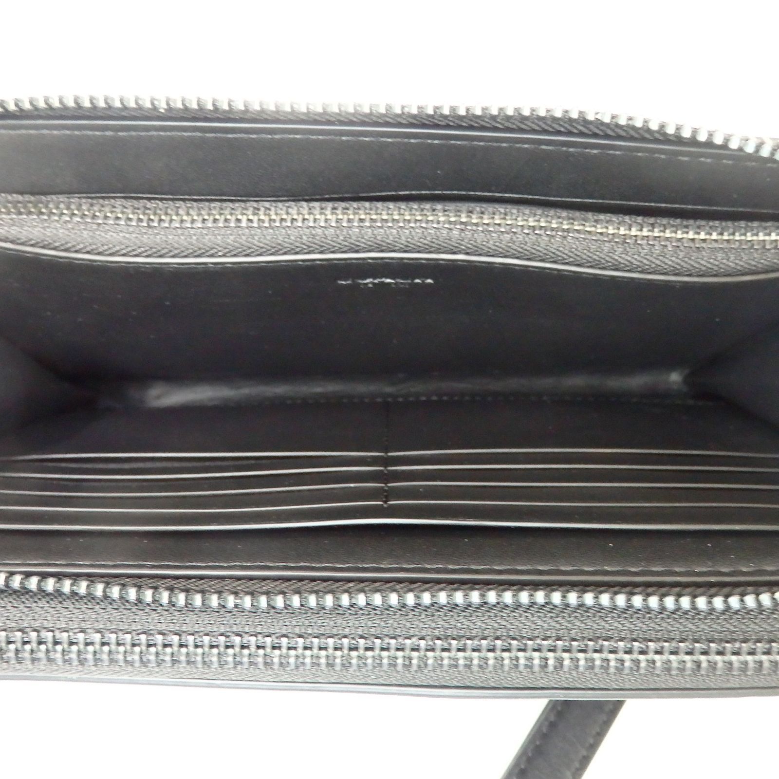 【未使用保管品】コーチ 長財布 オーガナイザー クラッチバッグ ロゴ レザー 黒 COACH】コーチ シグネチャー トラベル オーガナイザー 長財布