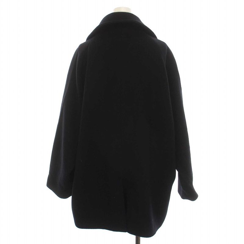 ティッカ TICCA ピーコート Pコート ショート ウール アウター F 黒