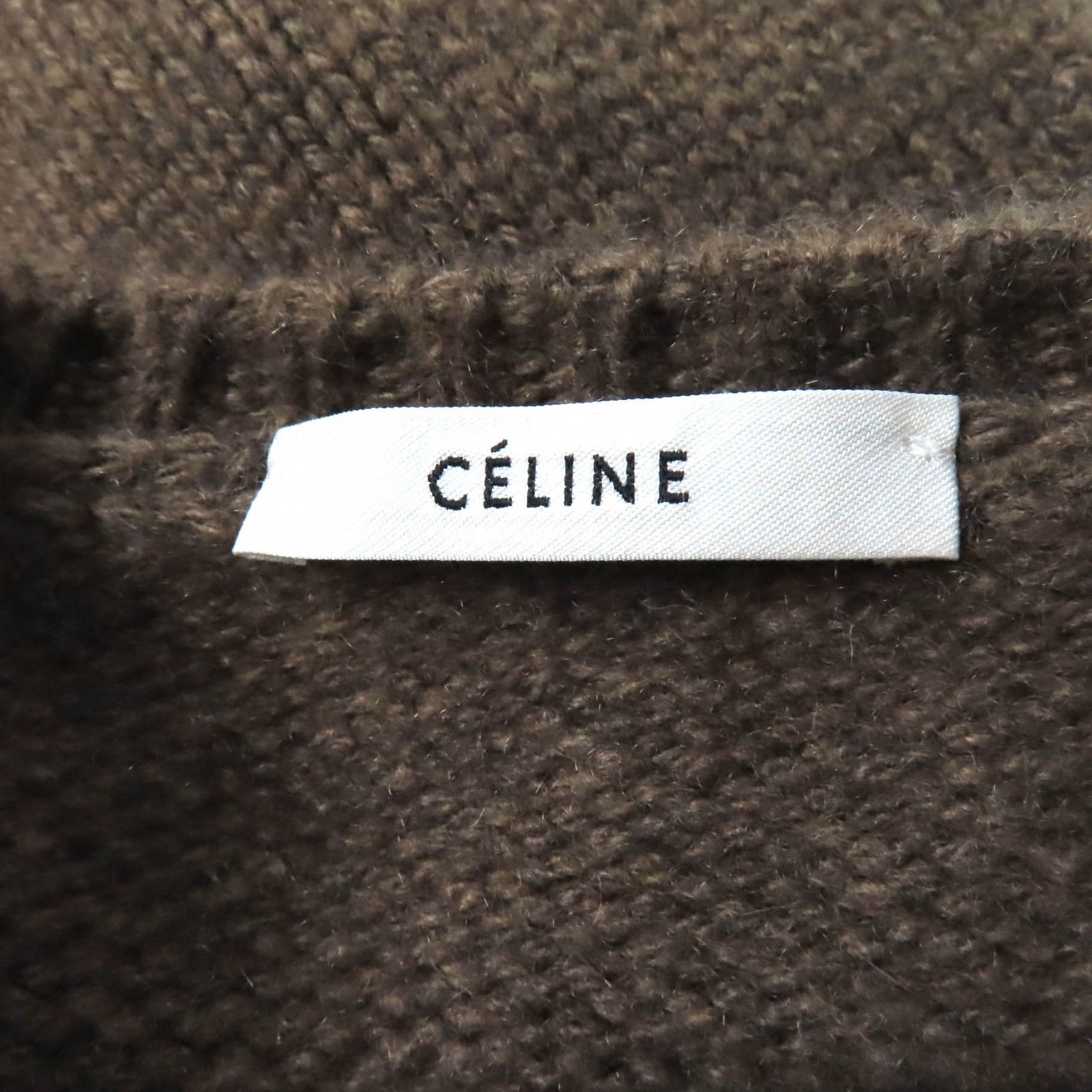 極美品☆CELINE セリーヌ 2 3ES8/6394 カシミヤ100％ フィービー