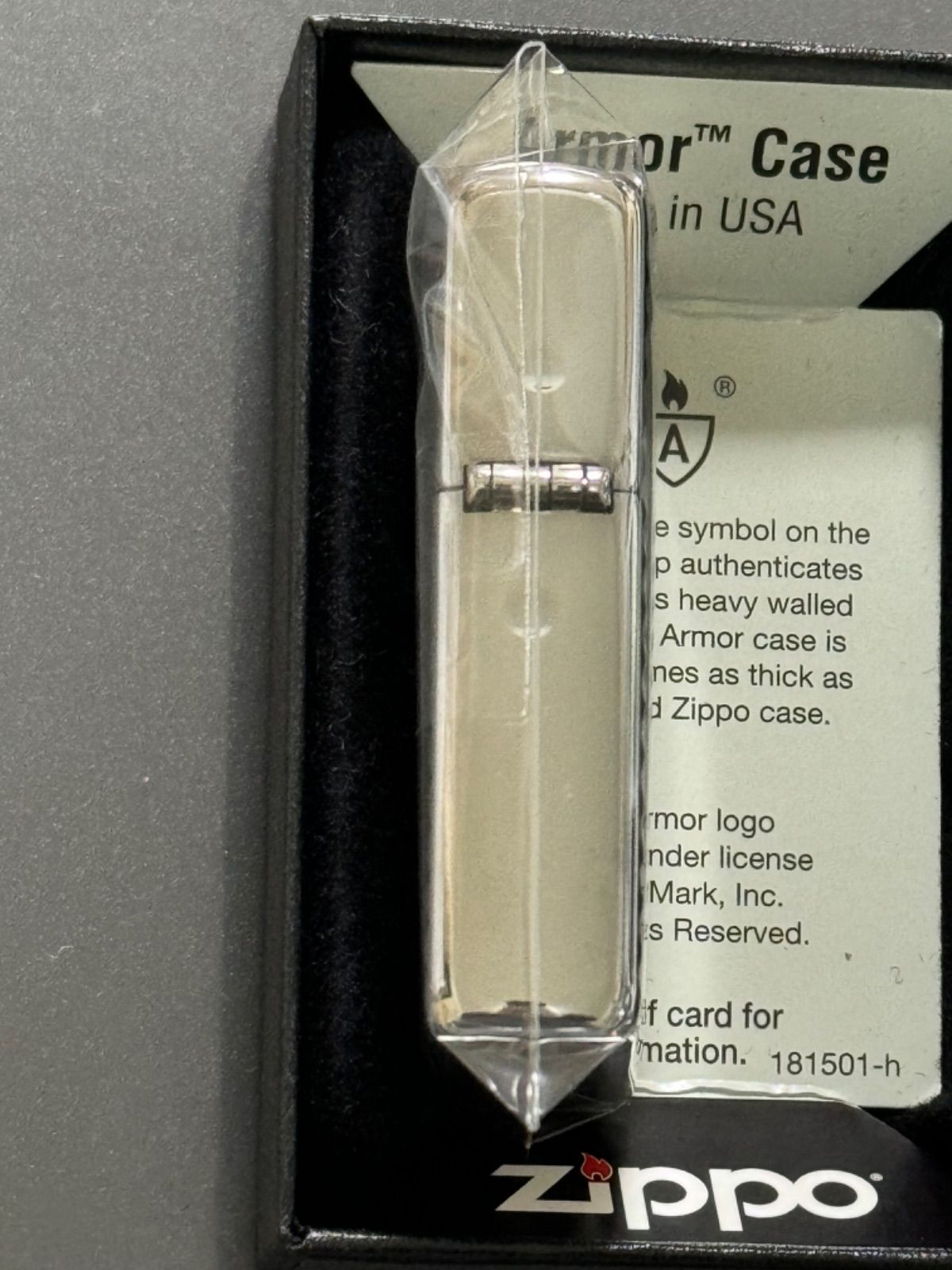 zippo シュプリーム シルバー ダイヤモンドカット アーマー 両面刻印