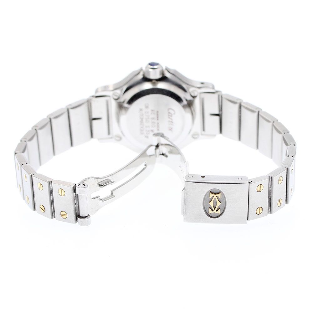 カルティエ CARTIER サントスオクタゴンSM Ref不明 コンビ 自動巻き  