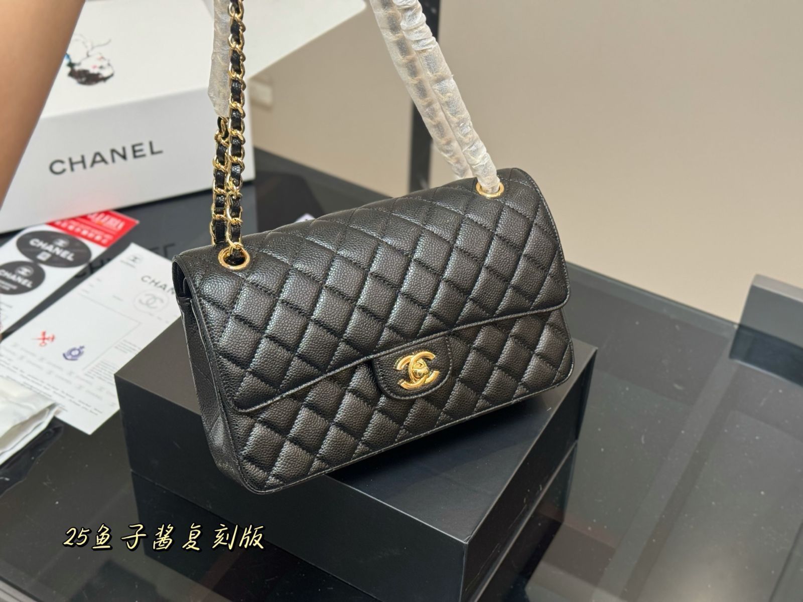 クラシカルで上品な逸品♪【CHANEL】25P フラップバッグ 25P CHANEL CC ミニフラップバッグ ハンドルチェーンが可愛い