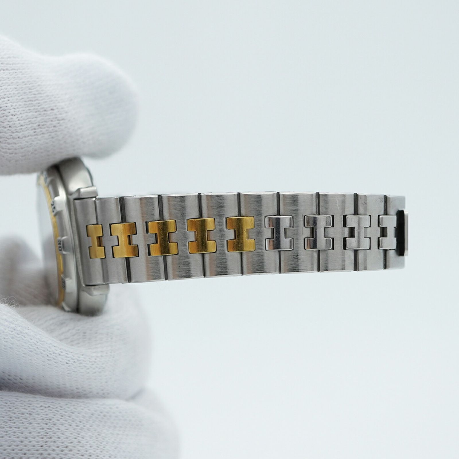 10ATU アイボリー文字盤腕時計