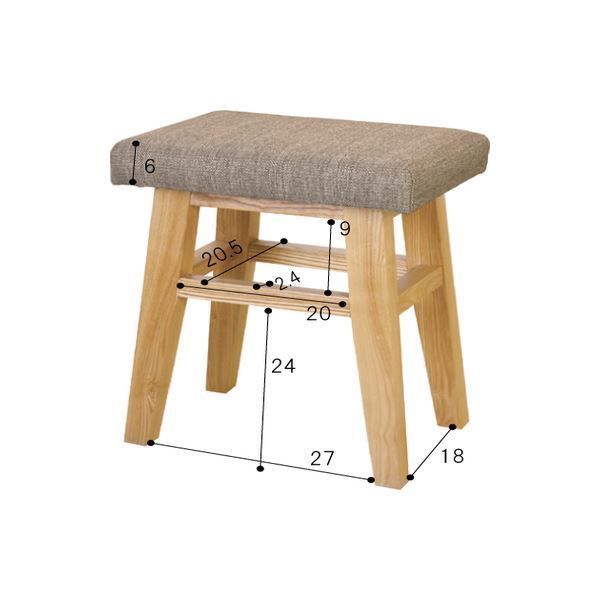 幅36cm ブラウン