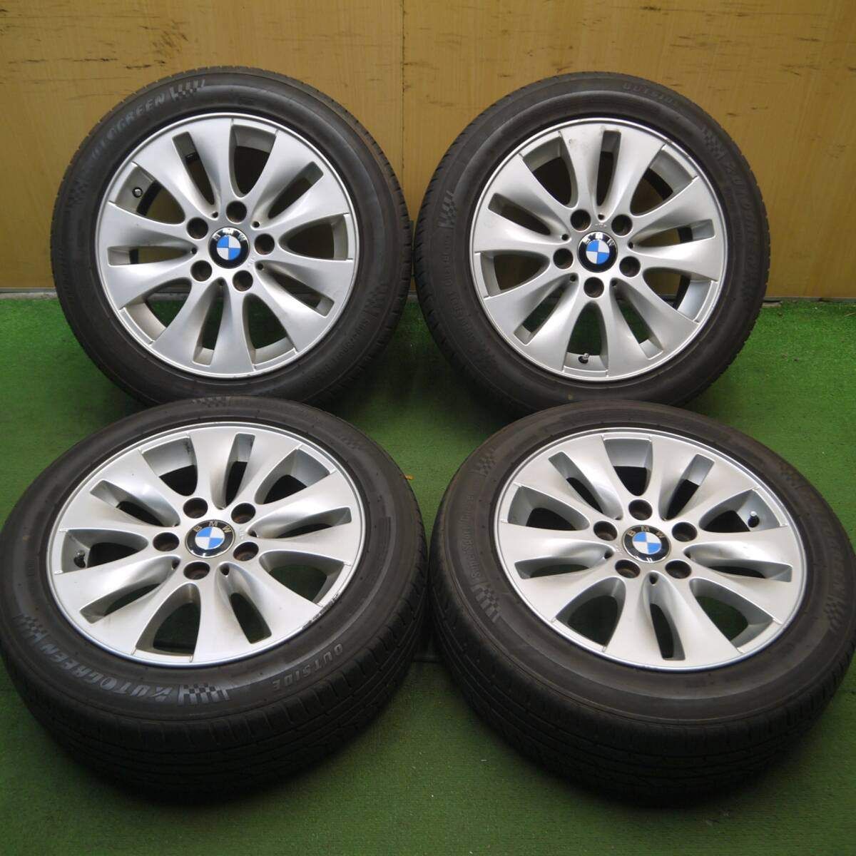 *送料無料* 4本価格BMW 1シリーズ E87 純正 195/55R16 オートグリーン super sport chaser ssc5 16インチ PCD120/5H4052402Hノ