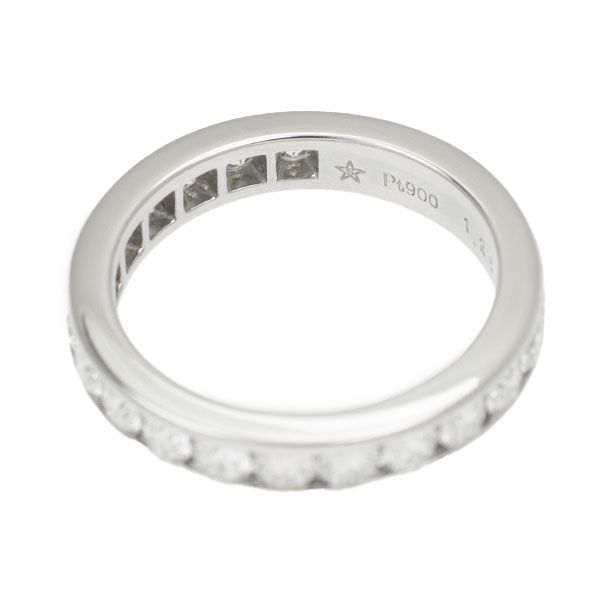 GINZA TANAKA Pt900 ダイヤモンド リング 1.25ct フルエタニティ  