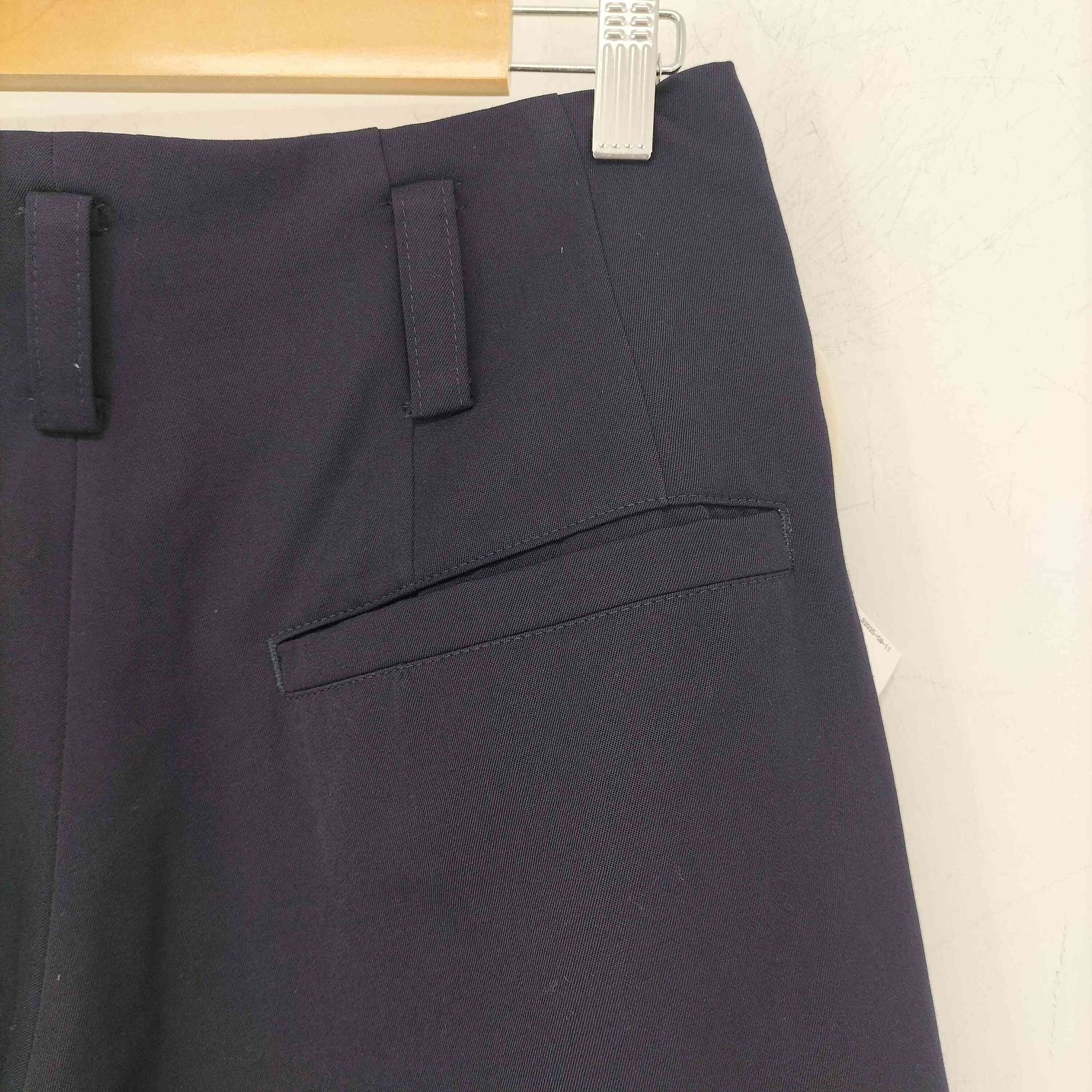 Y’s ワイズ　ワイドパンツ ワイズ Ys ウールギャバ 2タック ウール ワイドパンツ