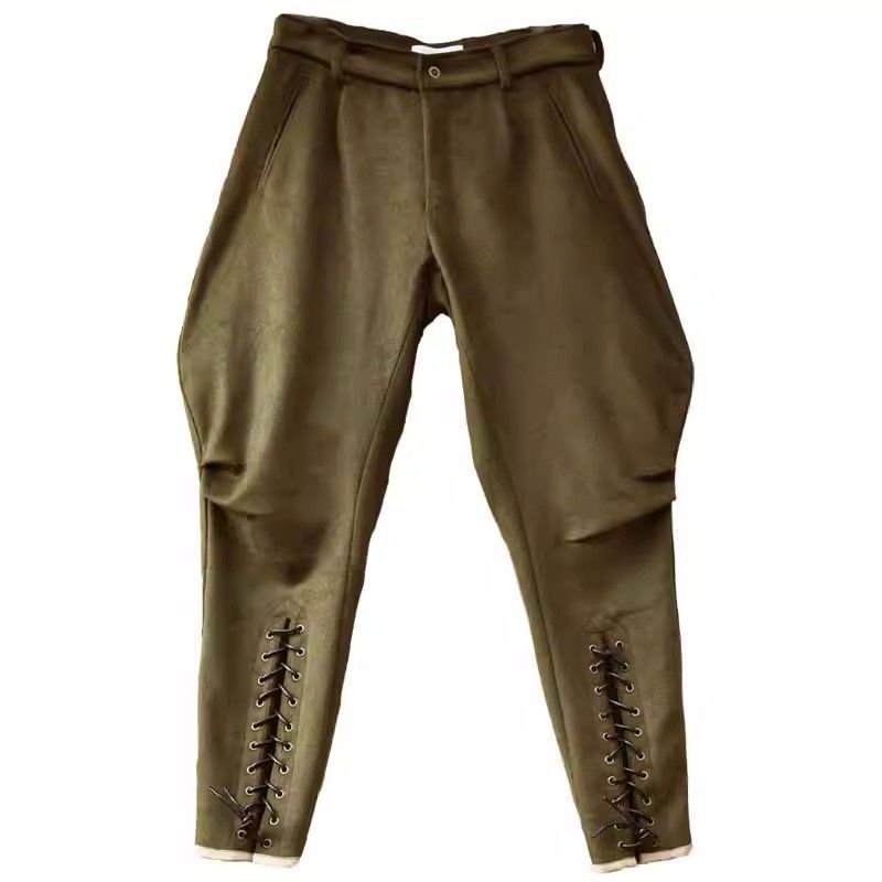 ヴィンテージデザイン 乗馬ズボン ジョッパーズパンツ モーターサイクルパンツ 高品質 ウール50% ジョッパーズパンツ 乗馬ズボン メンズ 大きい