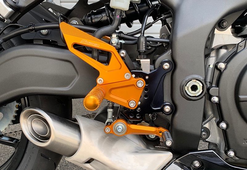 NINJA ZX-25R ZX-4R ストリート用 バックステップ 金 クイックシフター