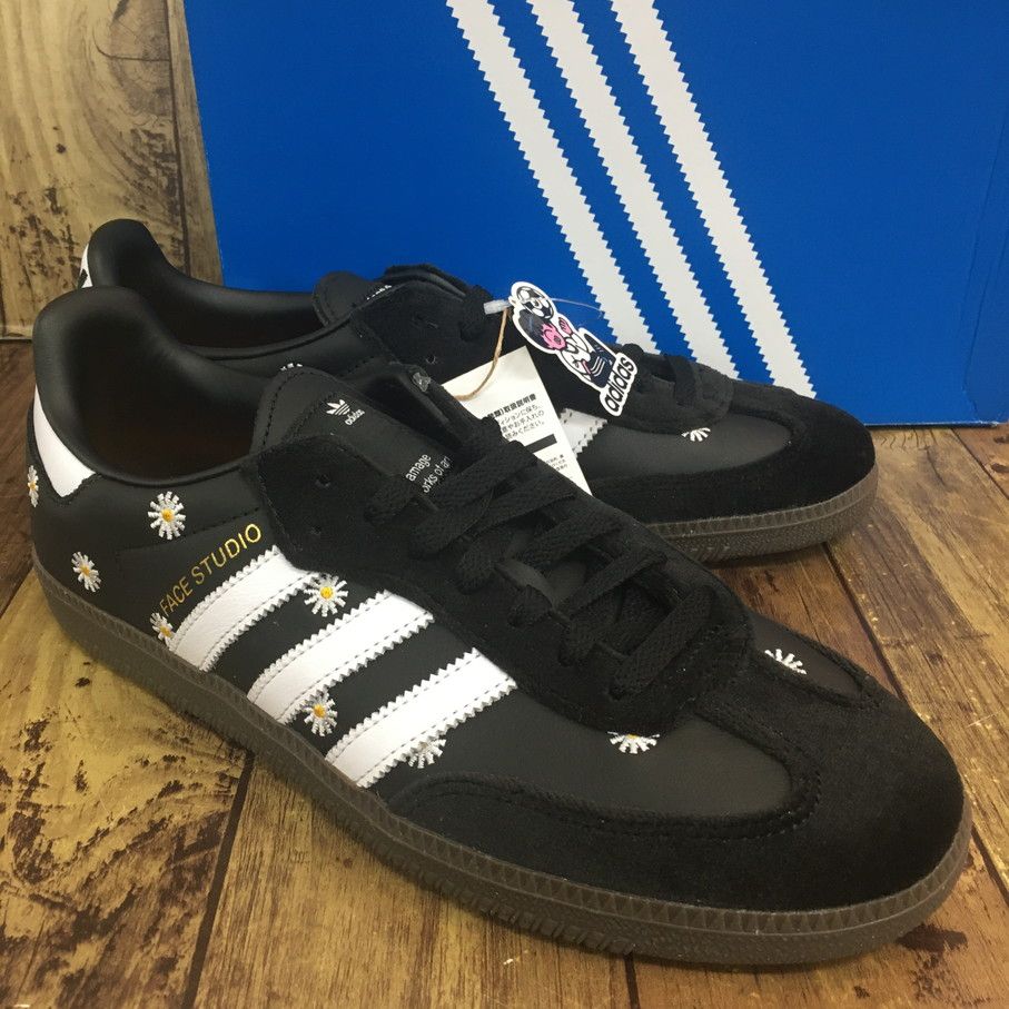 atmos × FACE × adidas SAMBA CORE BLACK アトモス × アディダス  