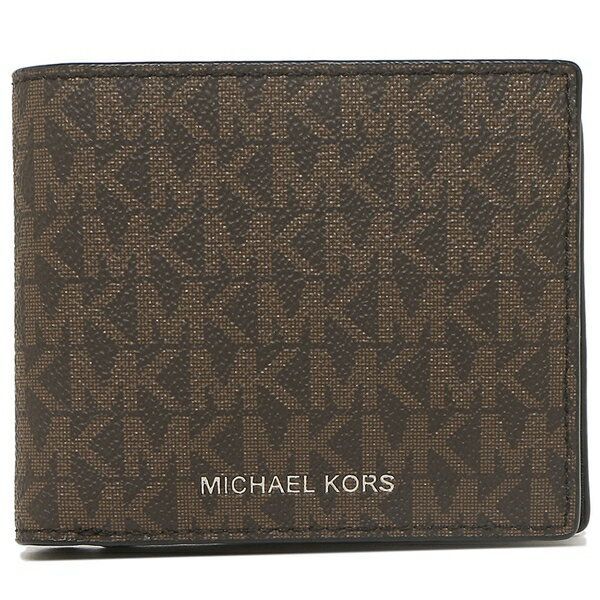 ☆国内正規品☆ MICHAEL KORS 折り財布 ブラウン/ ブルー 新品 - 折り財布