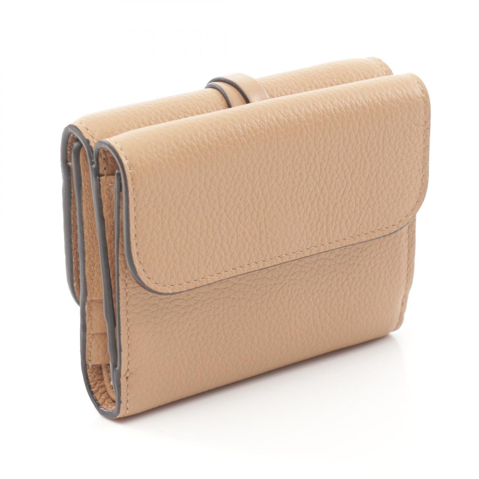 クロエ Chloe 三つ折り財布 ALPHABET アルファベット スモール トリ