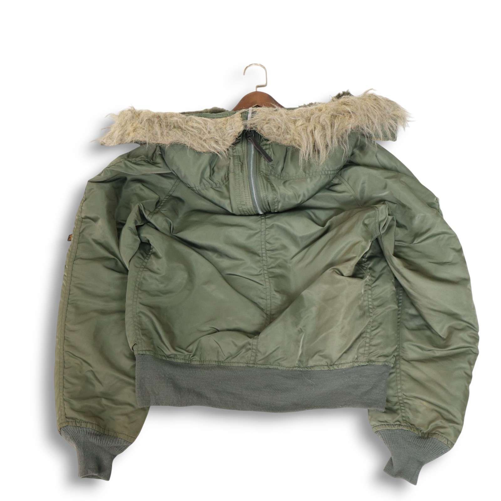 USA製☆ ALPHA INDUSTRIES アルファ 1615-573-8335 秋冬 ファー☆ N-2B