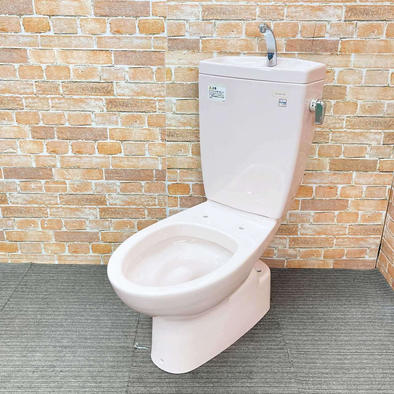 品 TOTO トイレ 洋式便器 床下排水 CS380B 排水芯200mm とタンク SH381BA のセット SR2 パステルピンク 44J100103