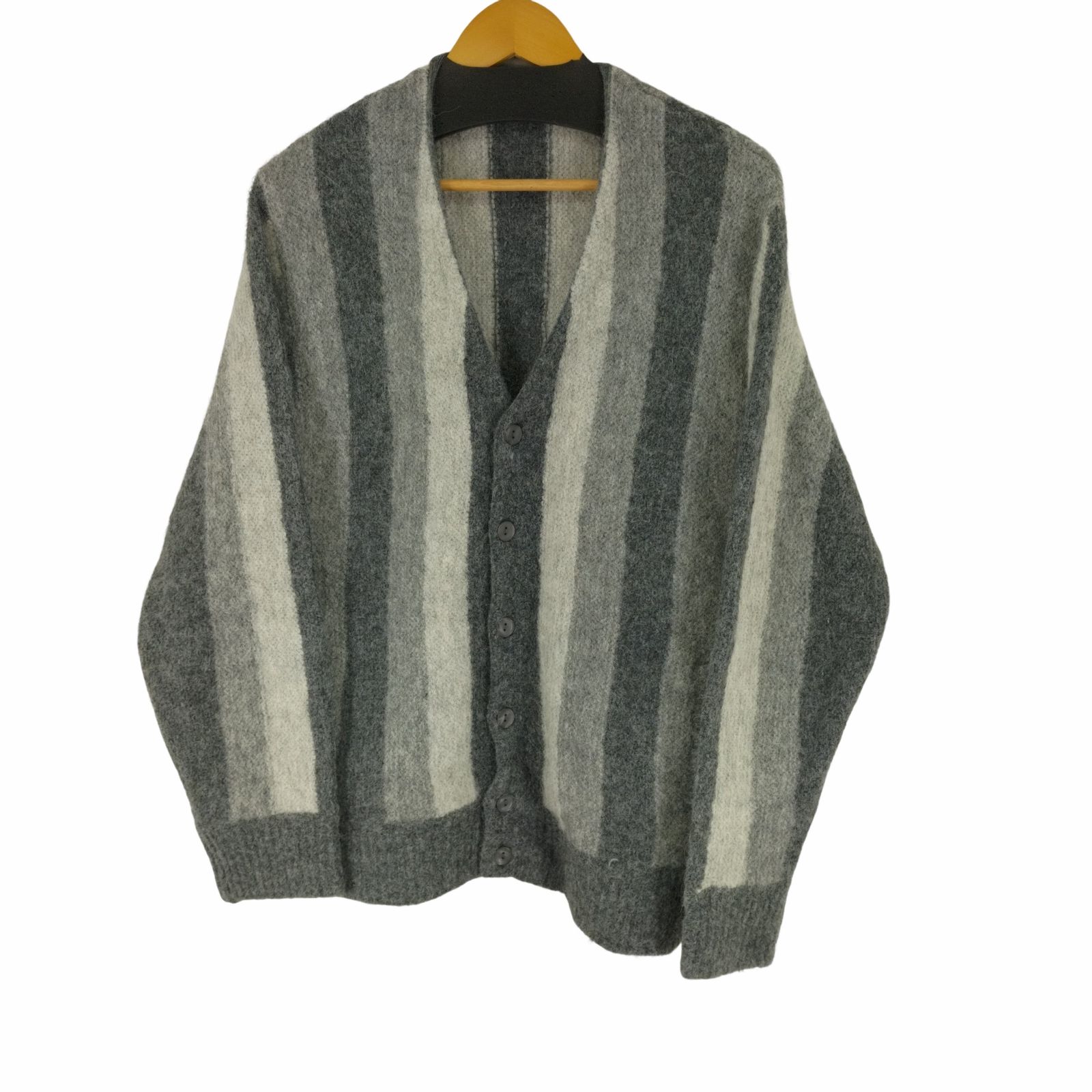 シップス SHIPS Alpaca Blend アルパカ ガーター Vネック カーディガン 