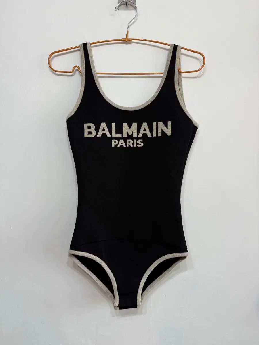 BALMAIN バルマン ブラックアン トープ ボディスーツ 倉庫 34 サイズ