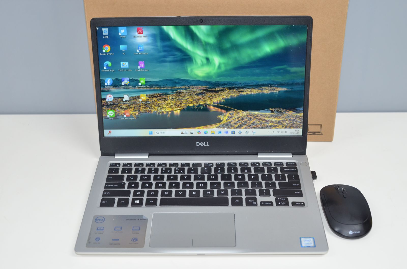 ノートパソコン DELL Inspiron 7380 Windows11 office 爆速SSD512GB core i7-8565U|メモリ16GB|13.3インチ|webカメラ