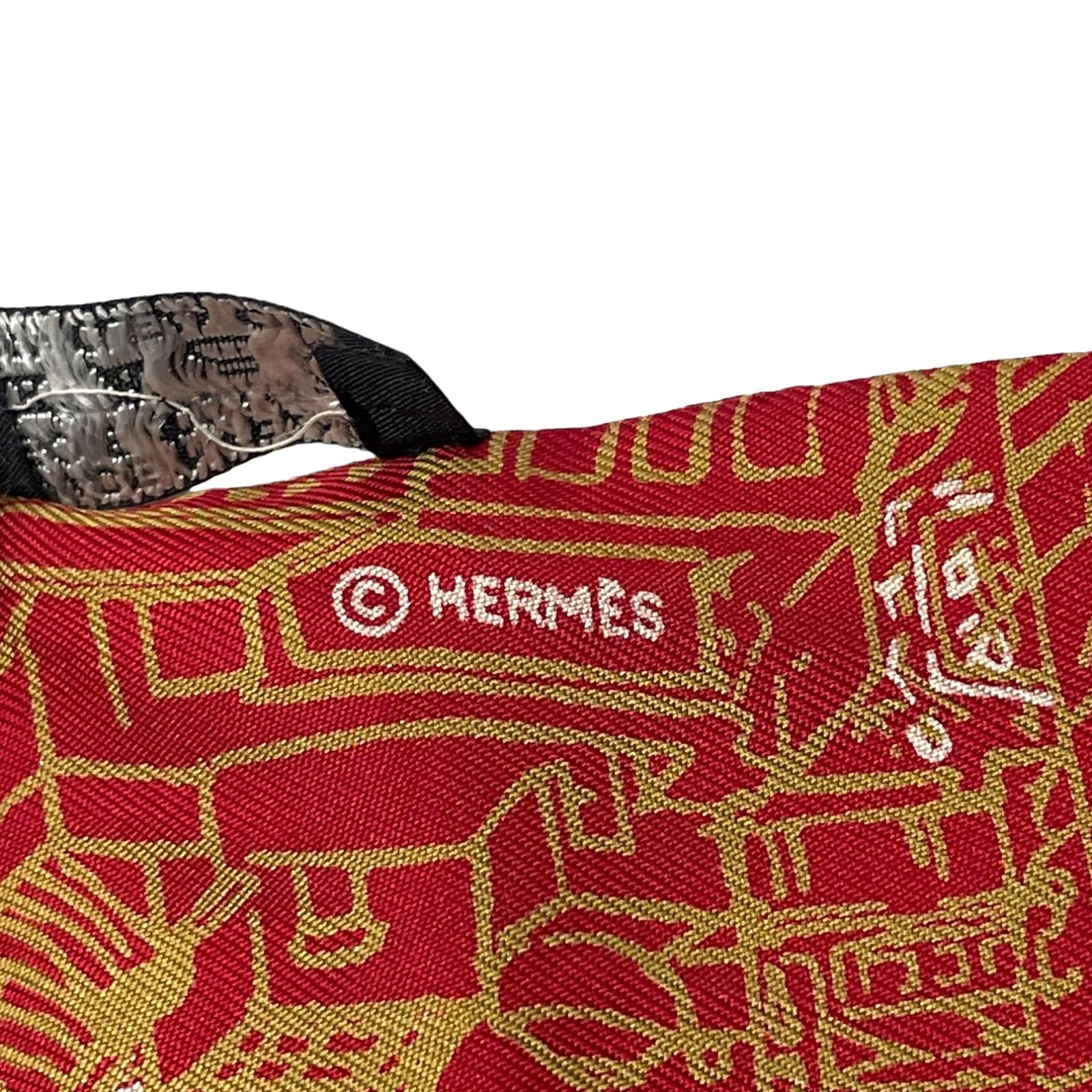 【HERMES】ツイリー CoupdeFouetauBloc スカーフ シルク HERMES エルメス スカーフ ツイリー シルク マルチカラー