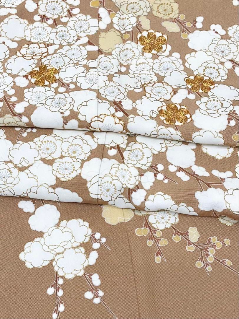 京友禅 桜尽くし 金駒 金彩 一つ紋 訪問着 正絹 躾糸付き X561 京友禅 桜尽くし 金駒 金彩 一つ紋 訪問着 正絹 躾糸付き X561 - メルカリ