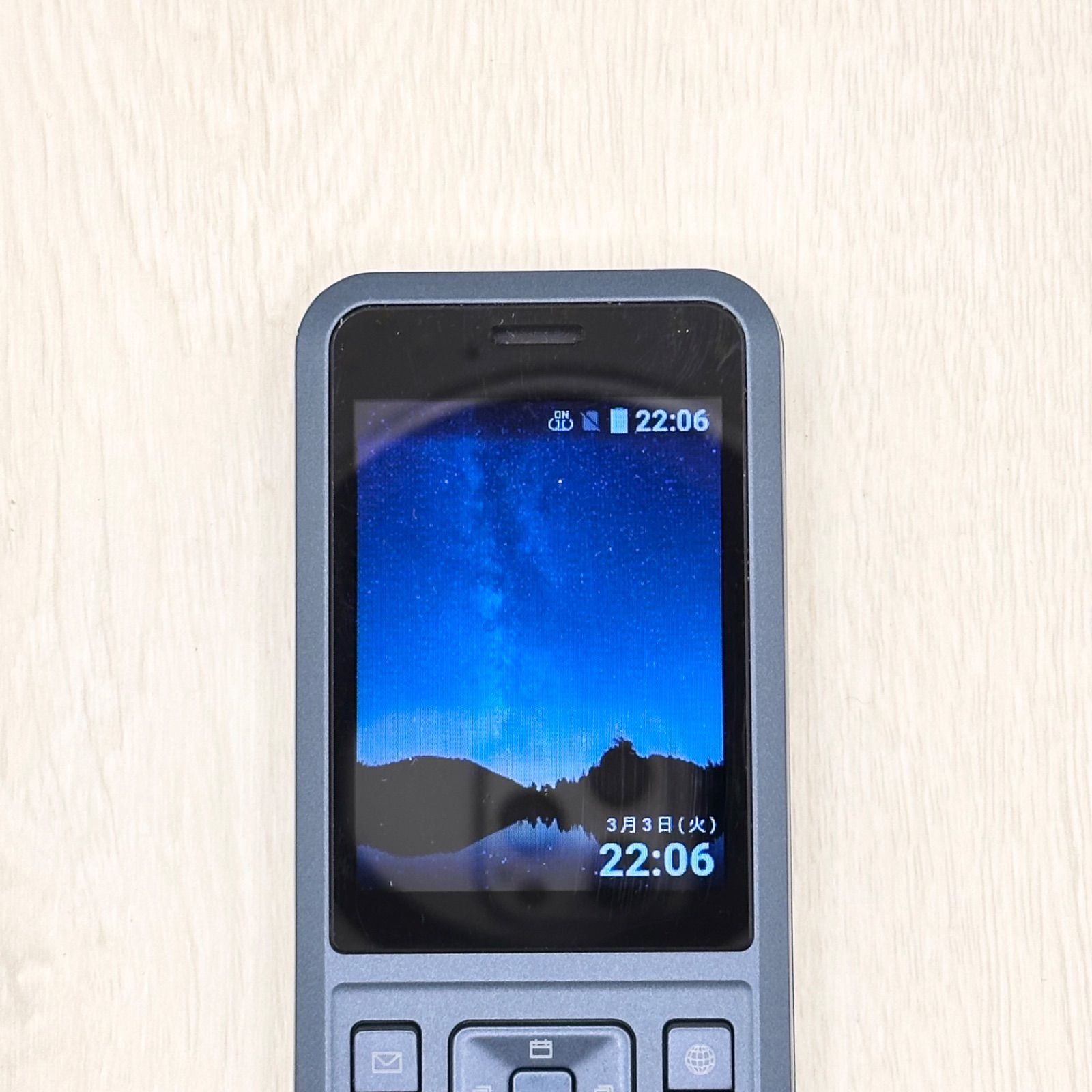 SoftBank Simply 602SI 本体 ダークブルー 青 ブルー 携帯 ガラケー
