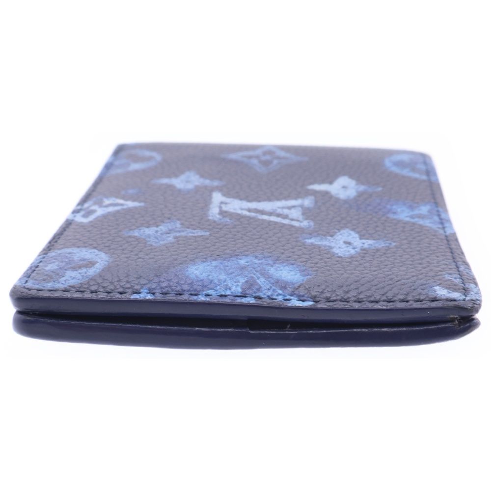 LOUIS VUITTON ルイヴィトン ポルトフォイユ スレンダー モノグラム 2つ折り財布 ウォレット ブルー ICチップ入り M80464 LOUIS VUITTON (ルイヴィトン) ポルトフォイユ スレンダー モノグラム