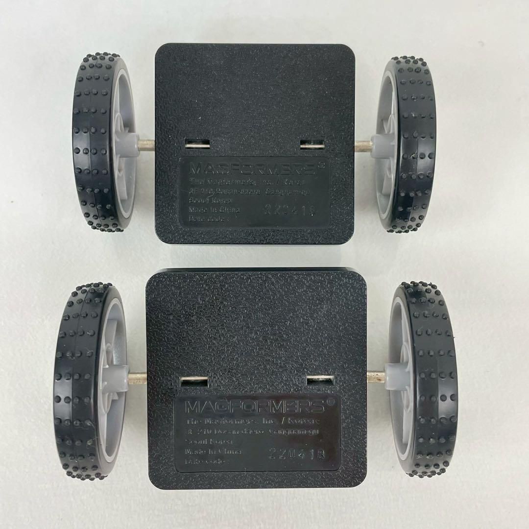 【美品】ボーネルド　マグフォーマー　112ピース　タイヤあり 美品】ボーネルド マグフォーマー 112ピース タイヤあり