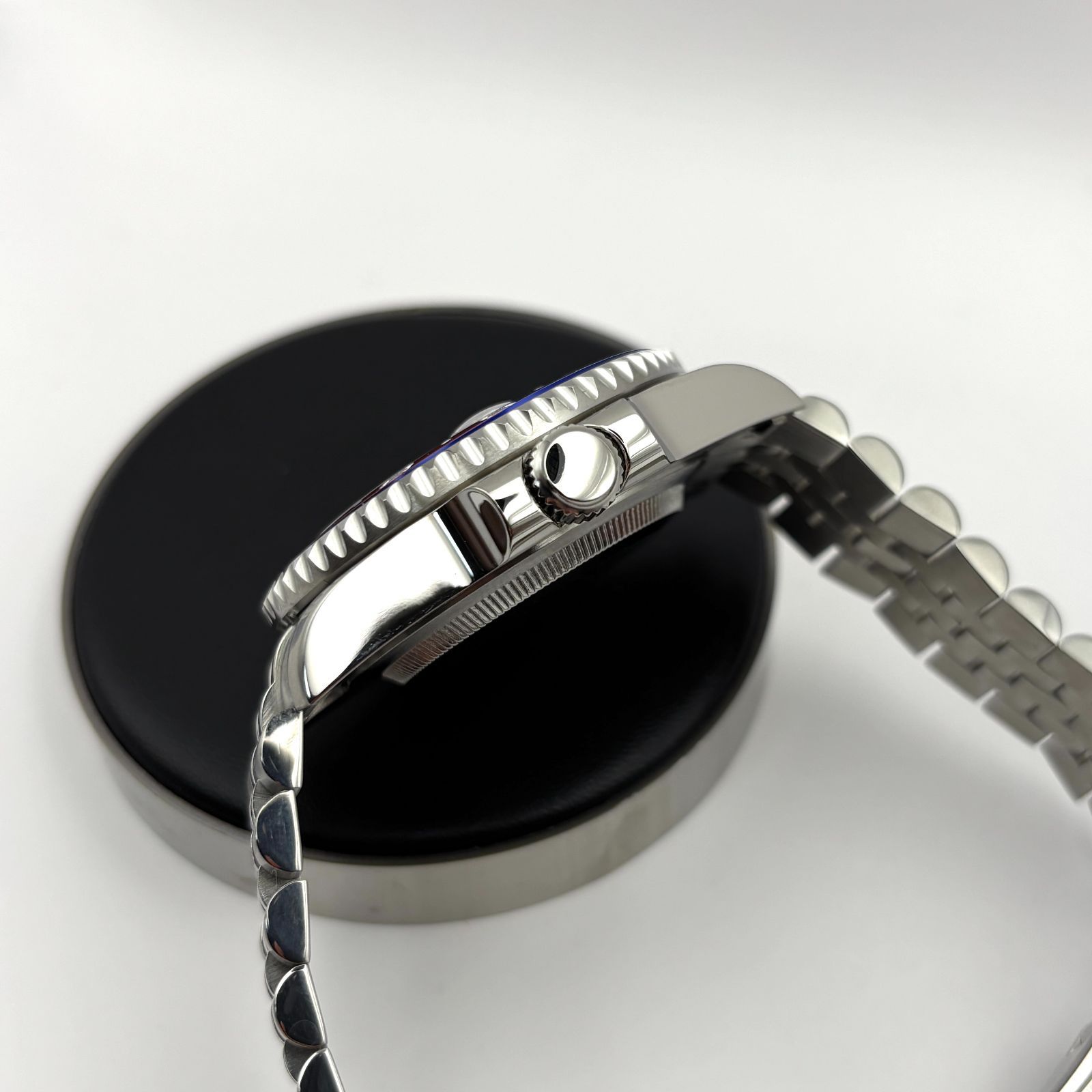 MODカスタム オマージュ GMT-MASTER II (輸入品。コメントでお問 新品】 GMTマスター2 オマージュ MOD カスタム GMT メテオライト